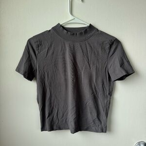 Zara size medium grey high neck top